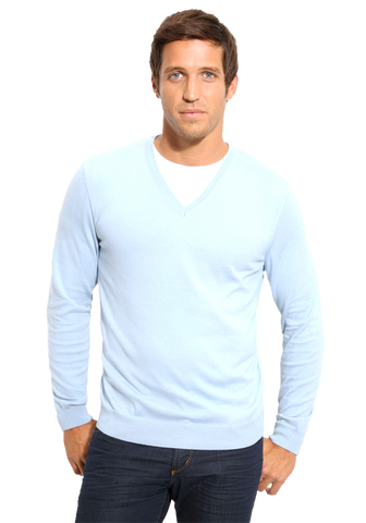 BOSS Black Cotton V-Neck Sweater