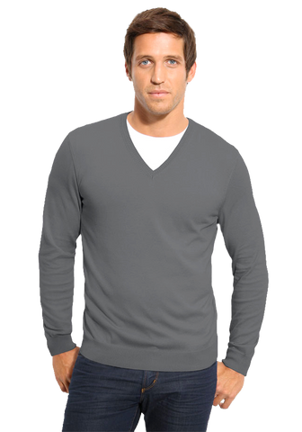 BOSS Black Cotton V-Neck Sweater